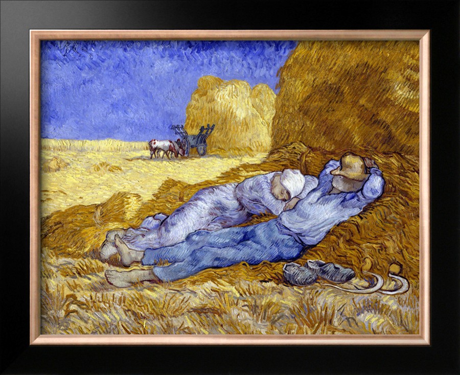 Midday Rest after Millet - Vincent Van Gogh Paintings